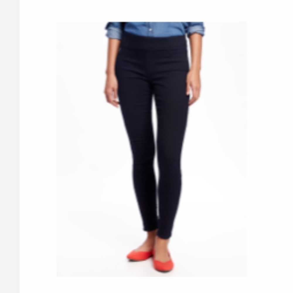 Old Navy Mid-Rise Black Rockstar Jeggings - Tall / Long